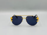 Top Trendy Aviator Tiger 🐅 Rimless luxury sunglasses 🕶️