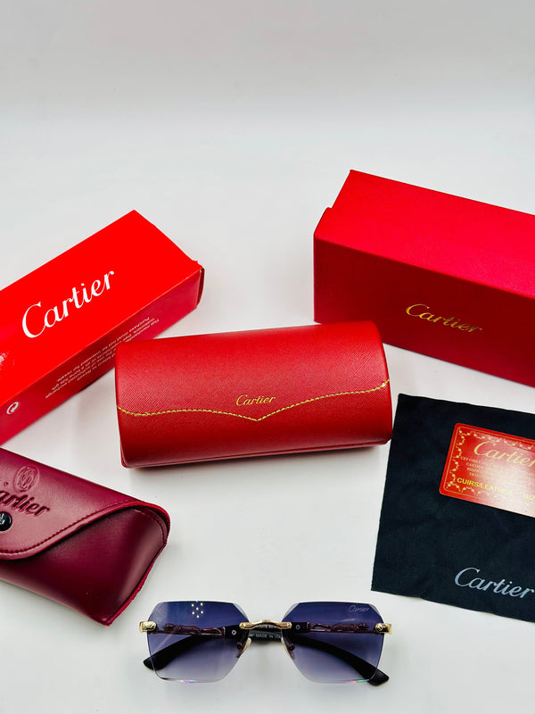 Cartier - Rimless - Sunglasses